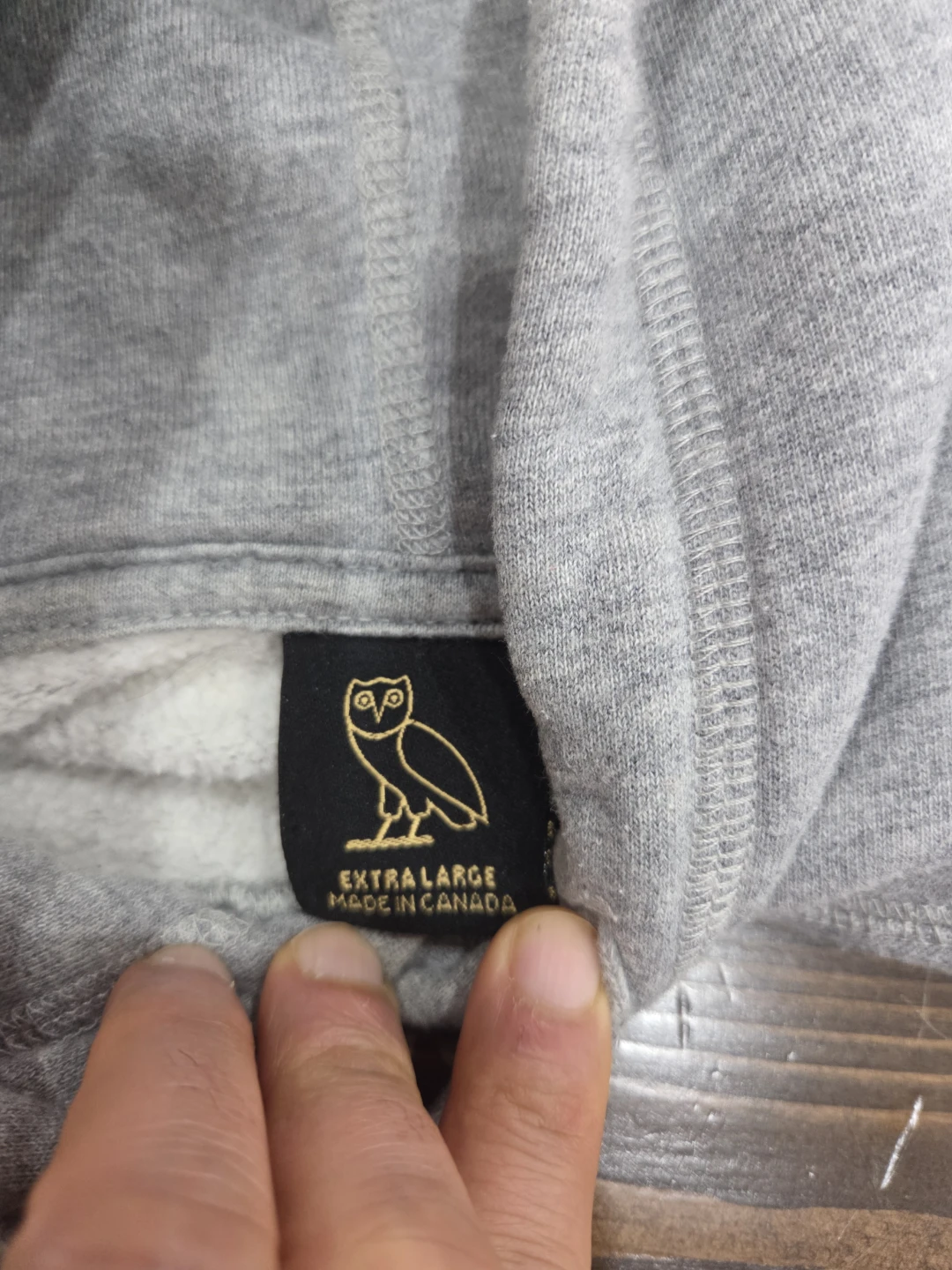 Champion Black Hoodie & OVO Grey Hoodie Extra Large - photo 2