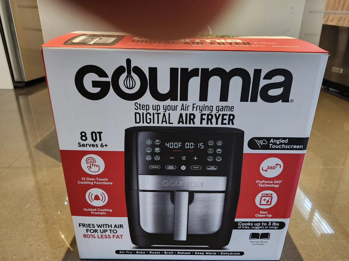 Gourmia 8 QT Digital Air Fryer