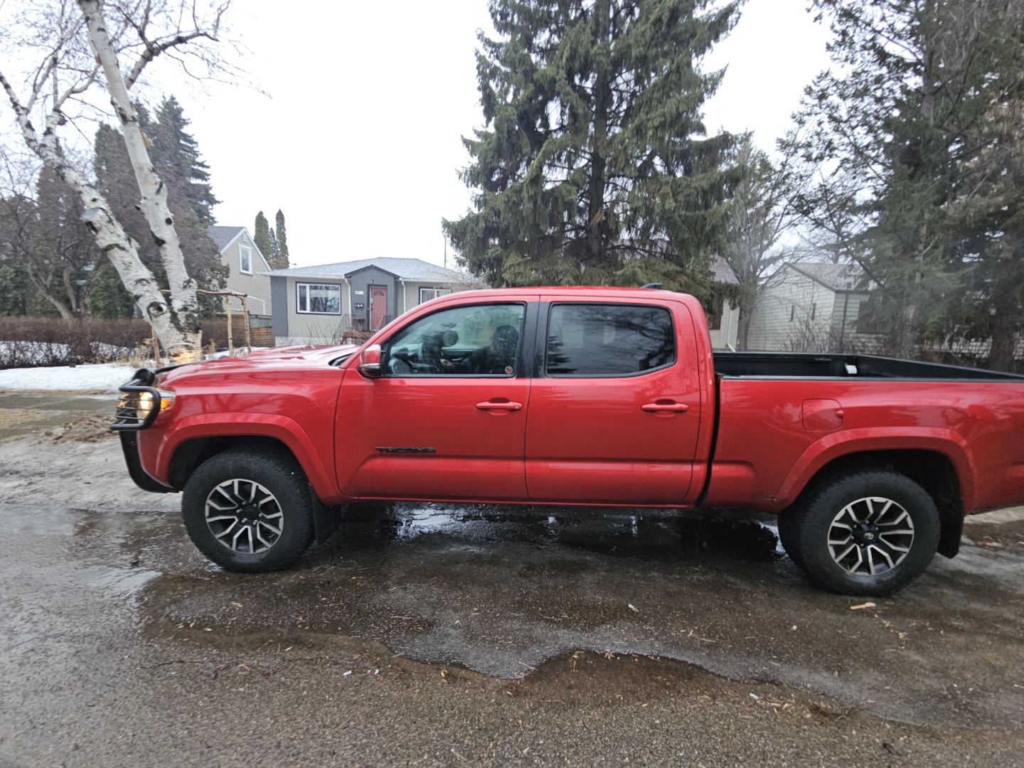 Red Toyota Tacoma 4x4 Truck 2021 trd sport - photo 5