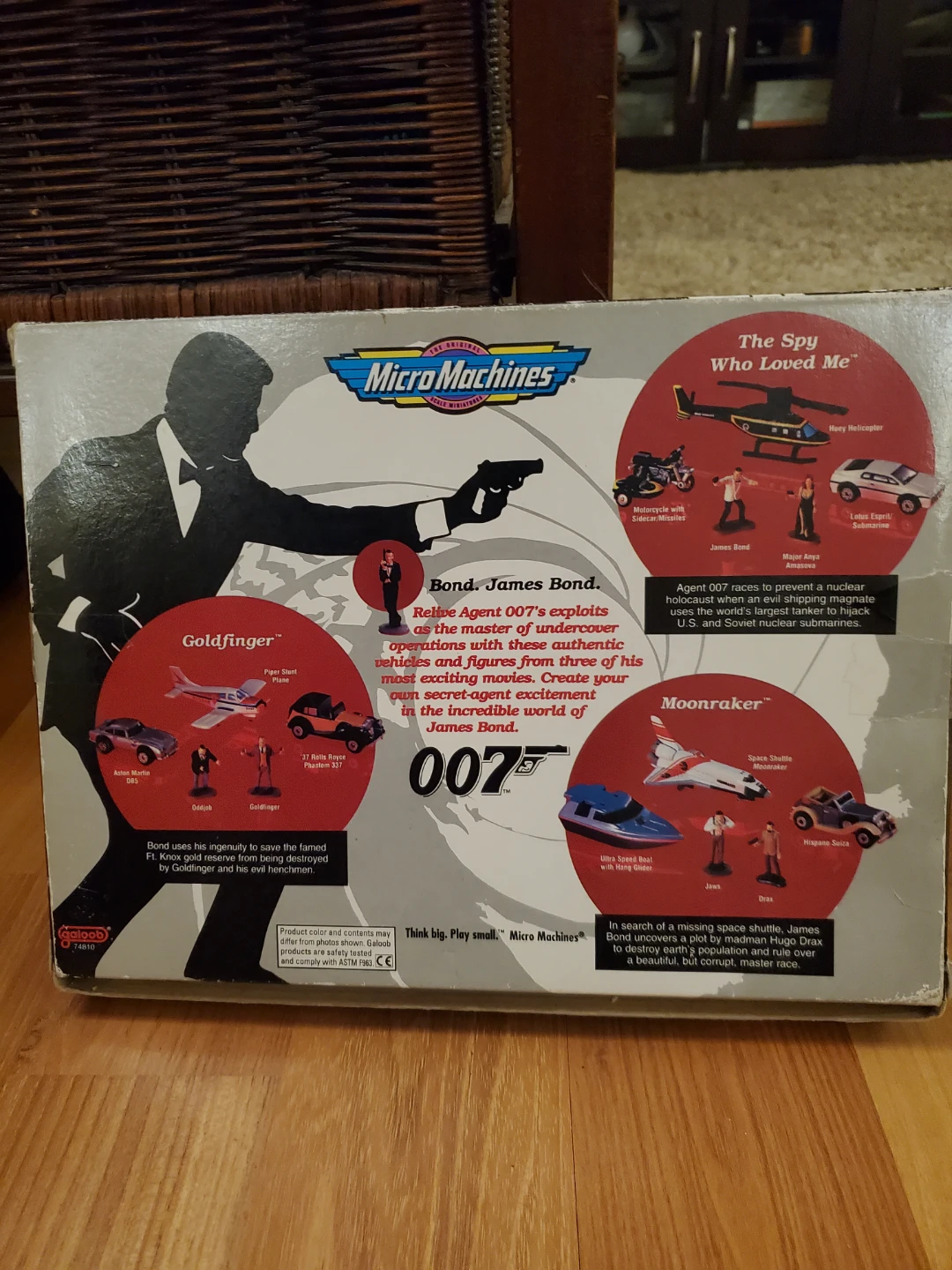 1995 MICROMACHINES SET JAMES BOND UNOPENED - photo 4