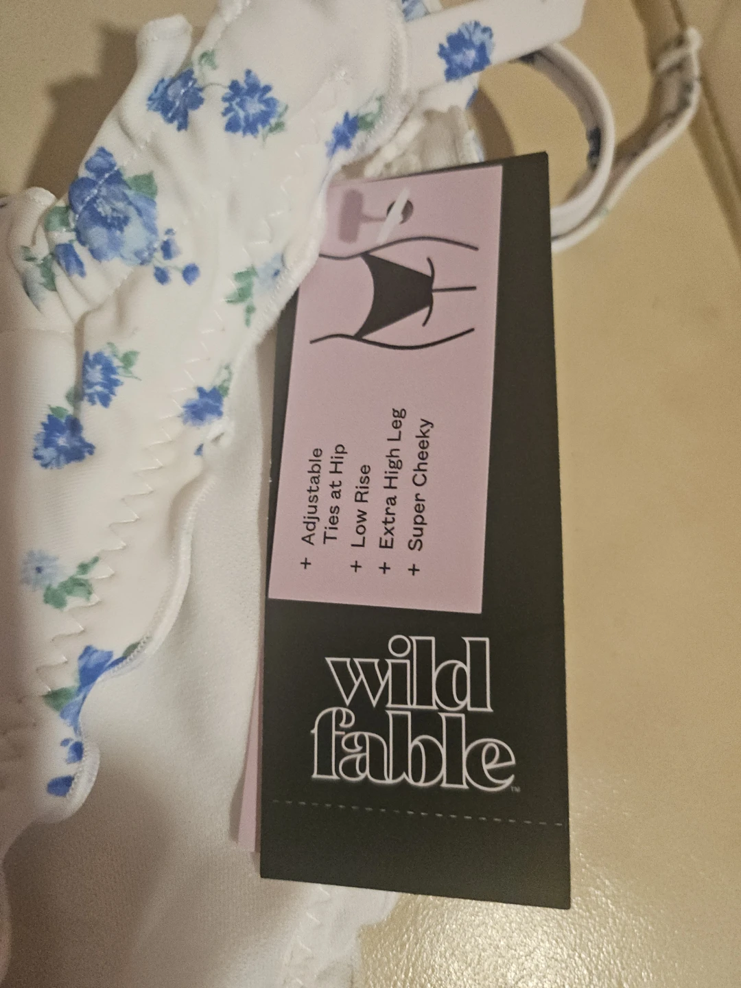 2 Wild Fable Blue Floral Bikini Bottoms - photo 3