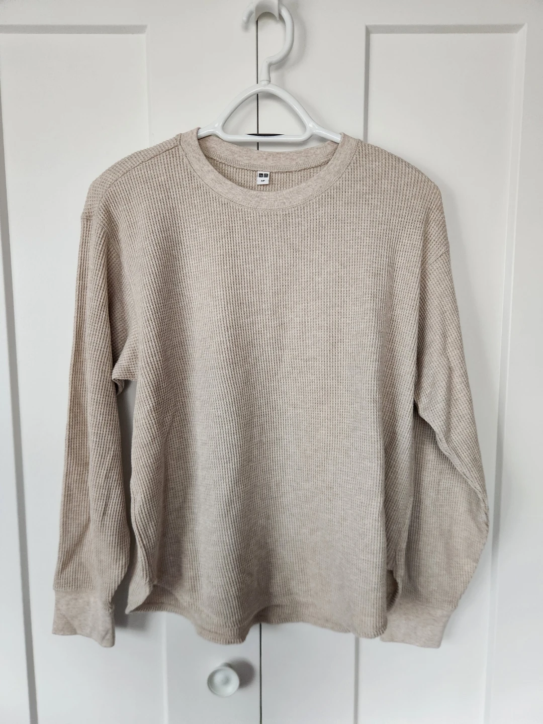 Uniqlo Waffle Knit Long Sleeve Shirt