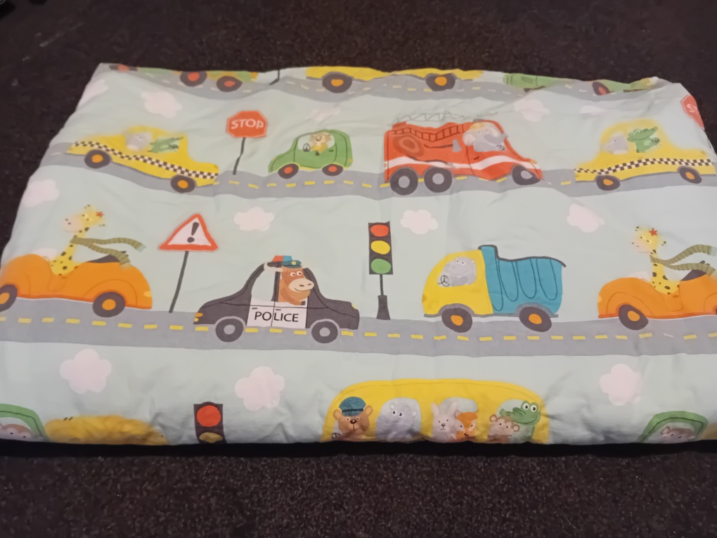 Kids Vehicle Print Sleeping Bag
