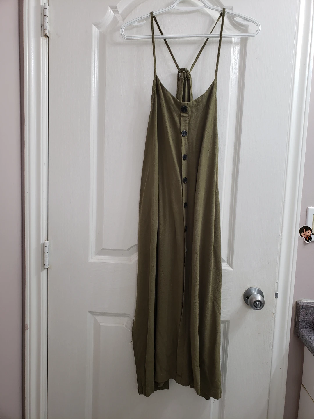 Olive Green Maxi Dress.fit medium to large