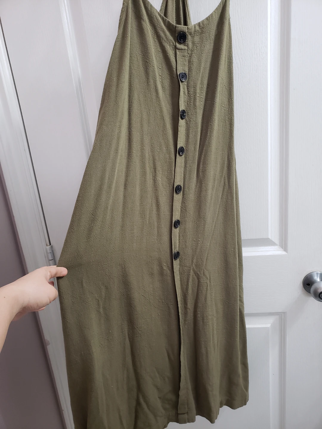 Olive Green Maxi Dress.fit medium to large - photo 2