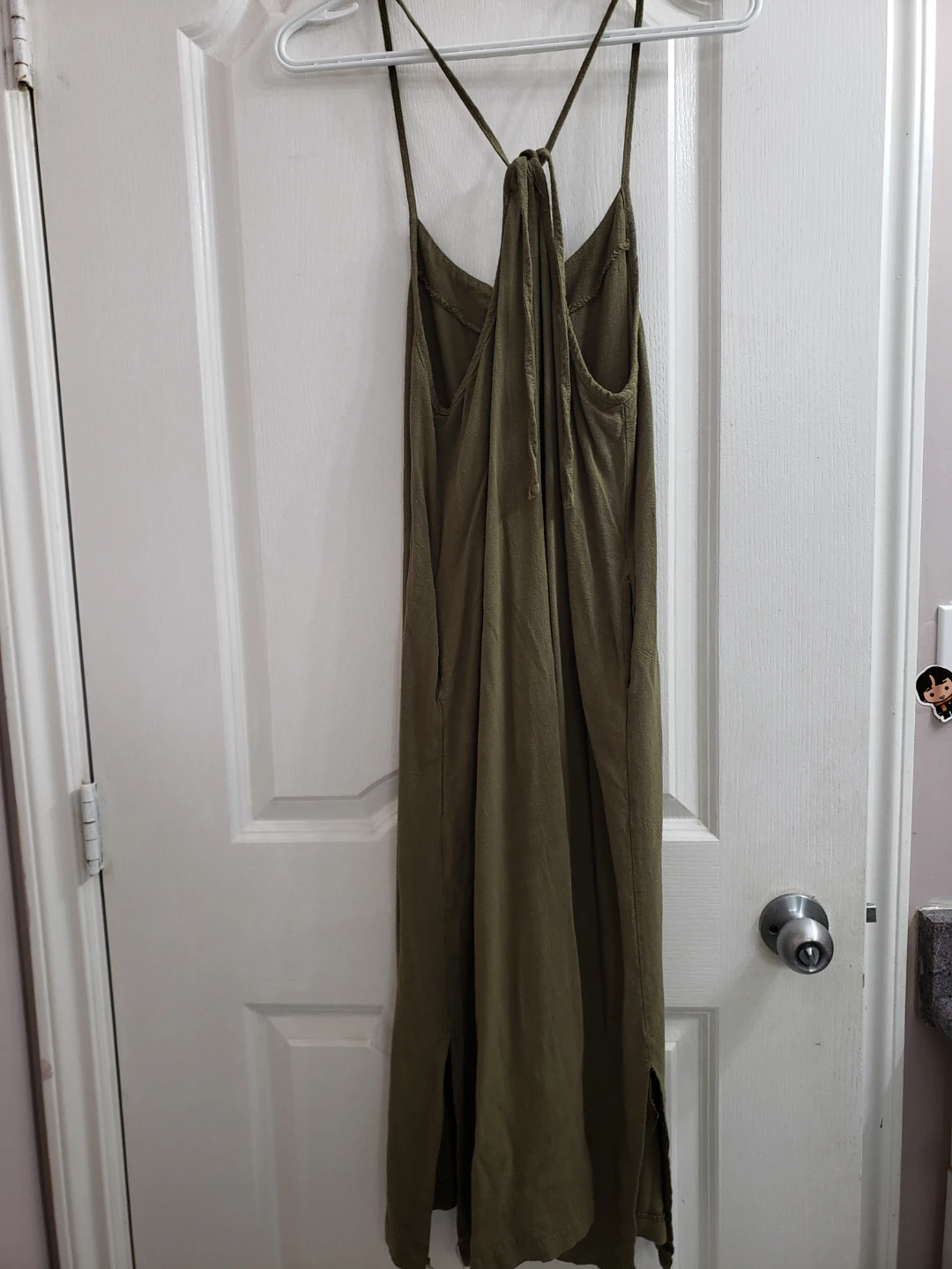 Olive Green Maxi Dress.fit medium to large - photo 3