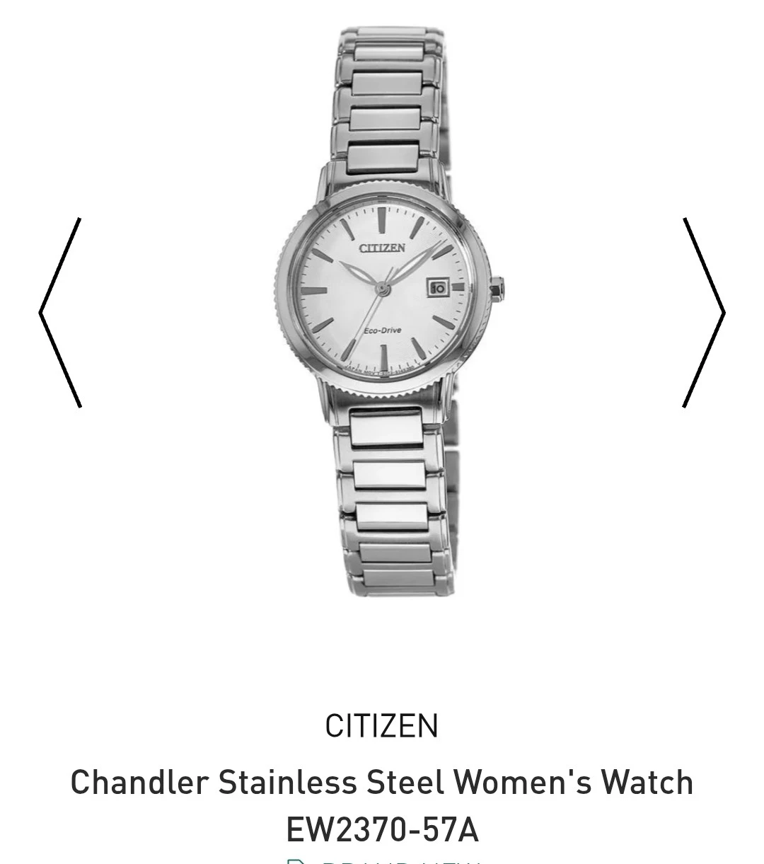 Citizen Chandler Eco-Drive Women's Watch EW2370-57A