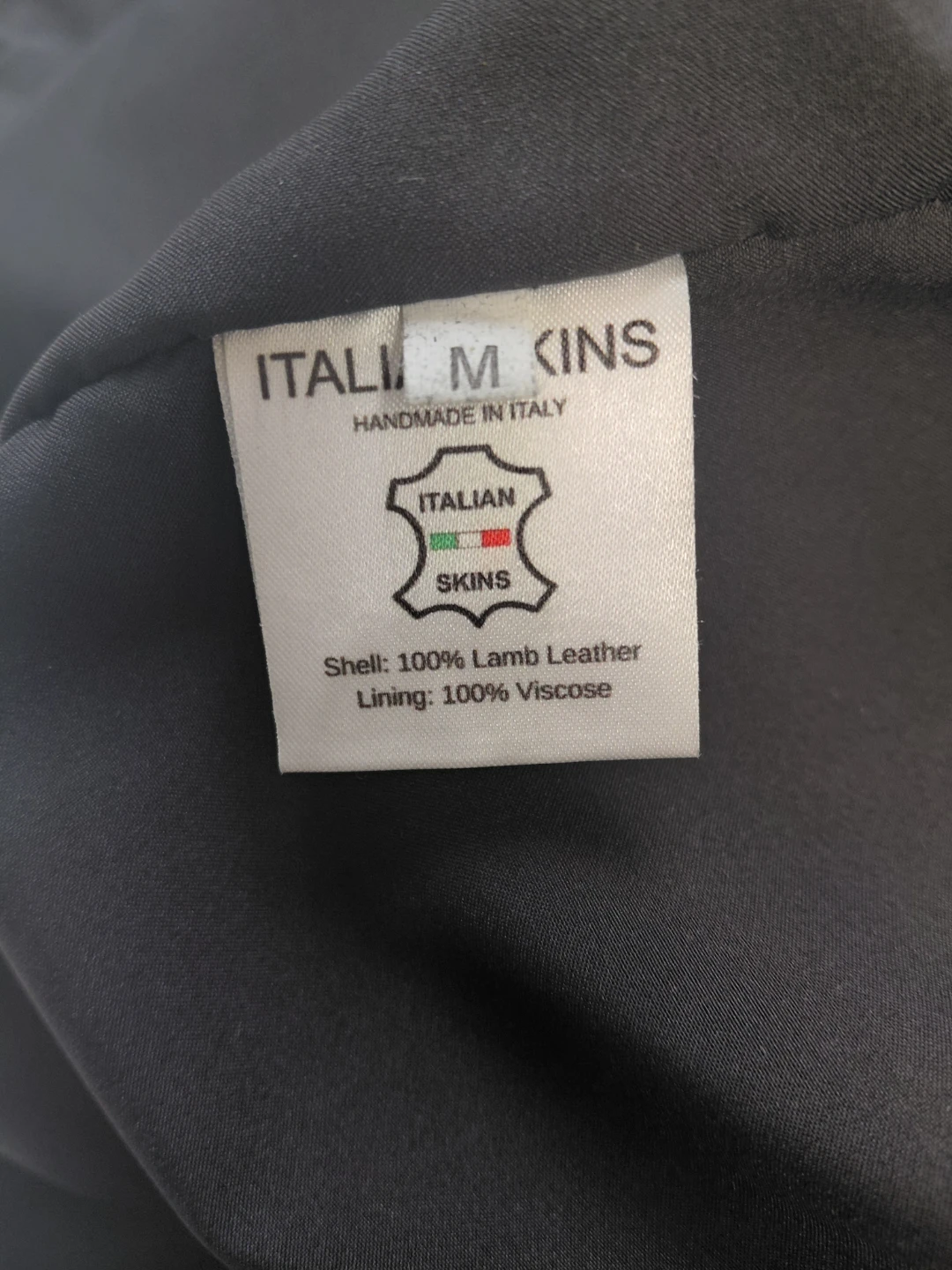 ITALIANSKINS Men's Lamb Leather Jacket Size M - photo 3