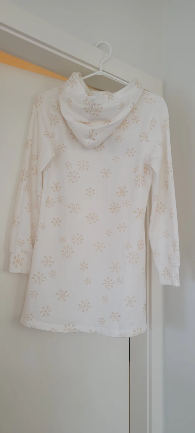 Gucci White Snowflake Print Hoodie Dress - Size S - photo 2