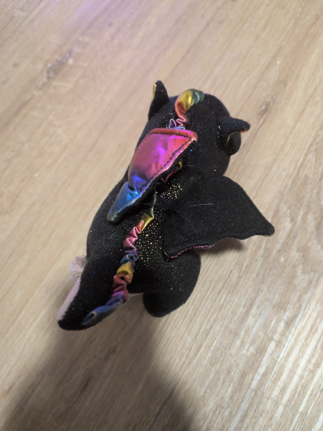 Sparkly Black Dragon Plush - photo 2