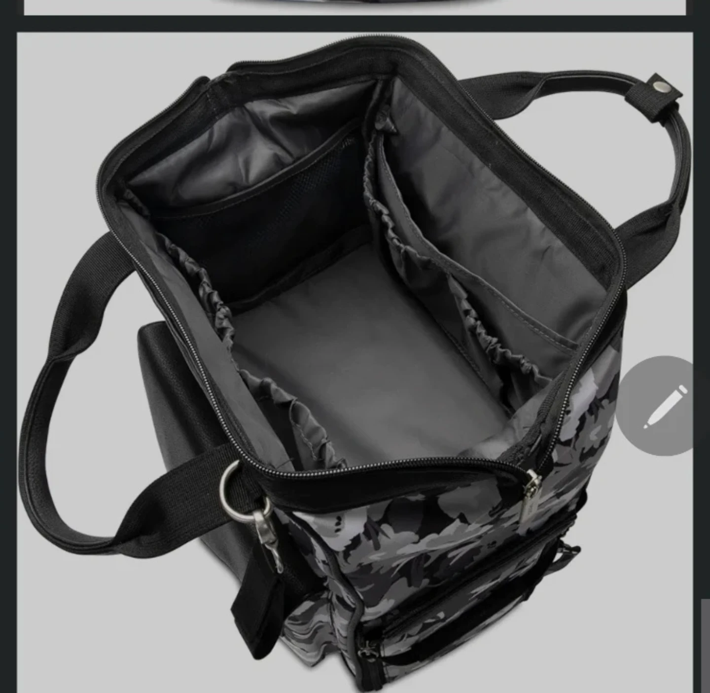 Brezza Floral Print Diaper Bag Backpack - photo 2