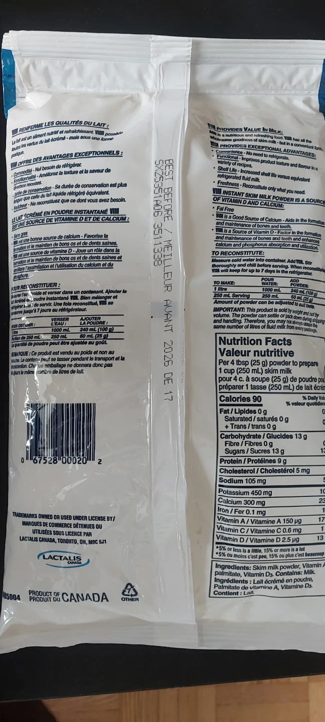 VIM Instant Skim Milk Powder 500g - photo 2
