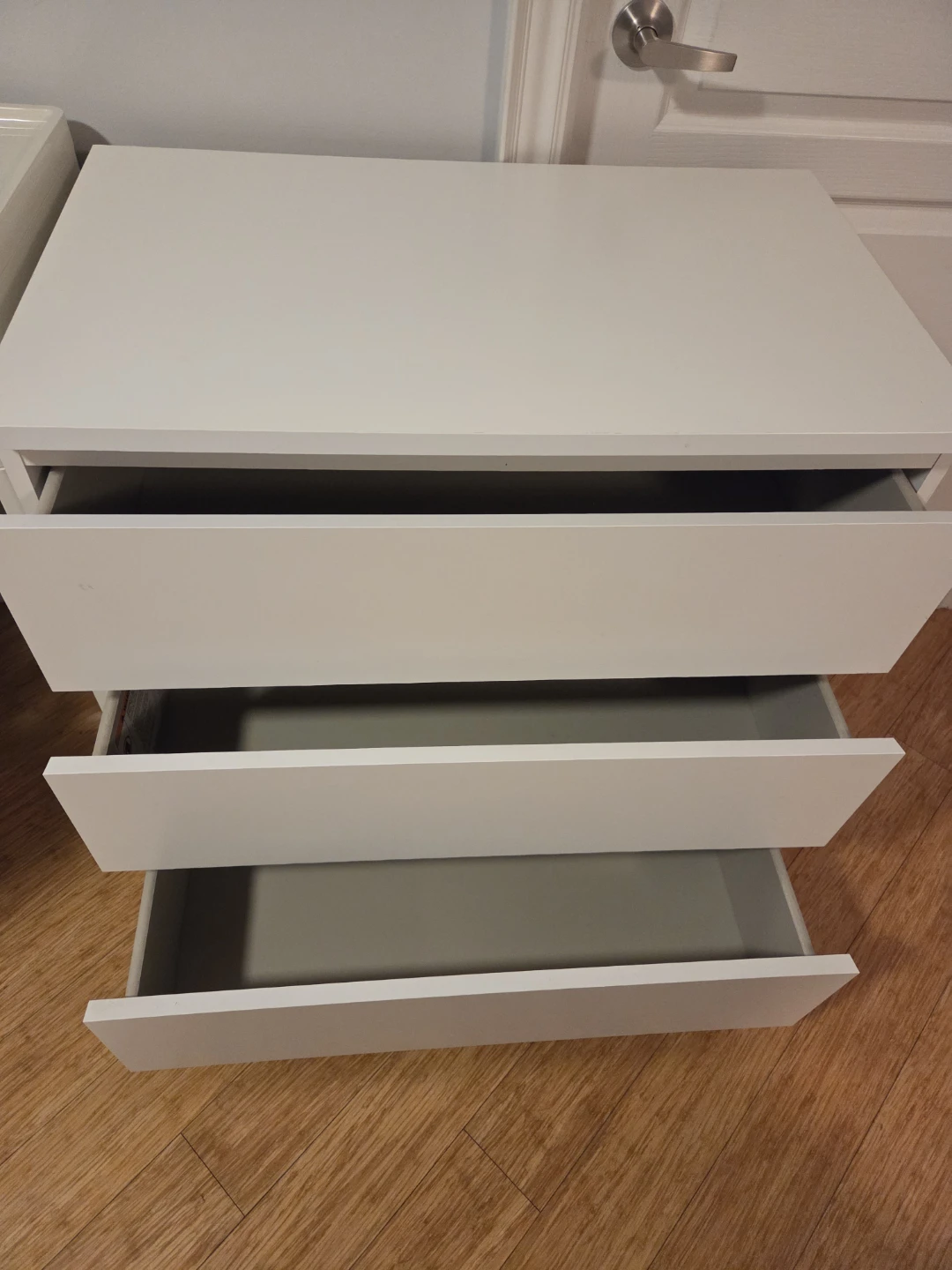 Ikea Malm 3-Drawer Dresser - White - photo 2
