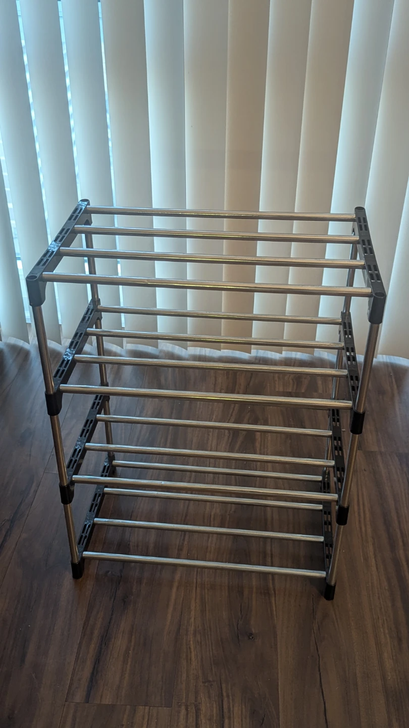 4 tier compact shoe rack