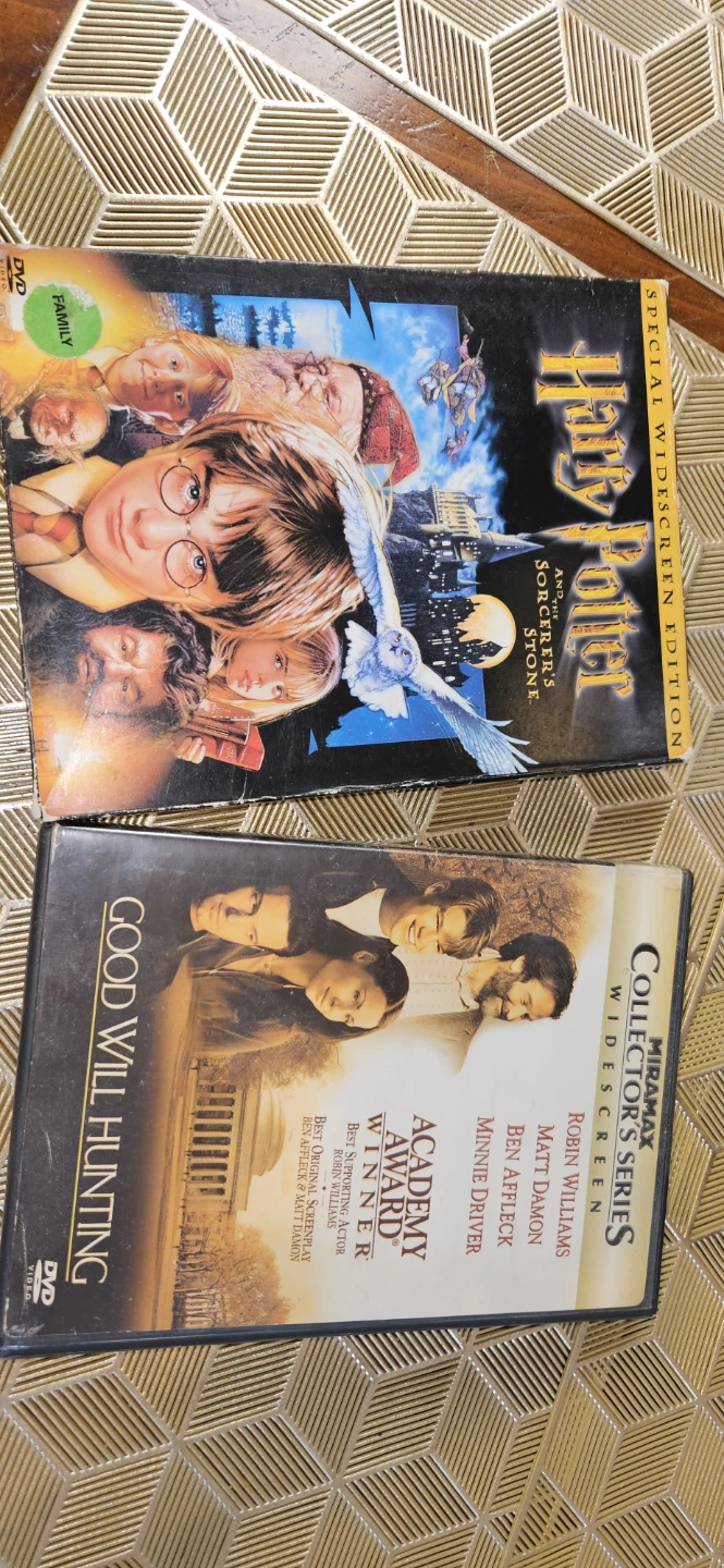 Harry Potter and the Sorcerer's Stone Good Will Hunting DVD