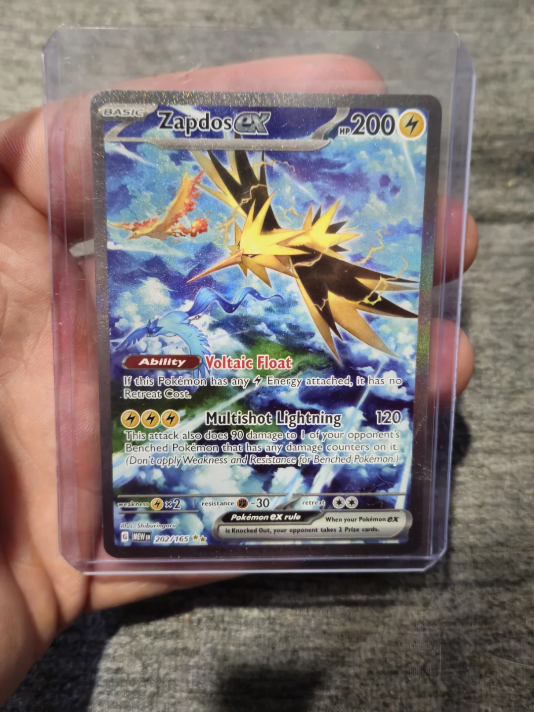 Pokemon Zapdos EX Card - photo 3
