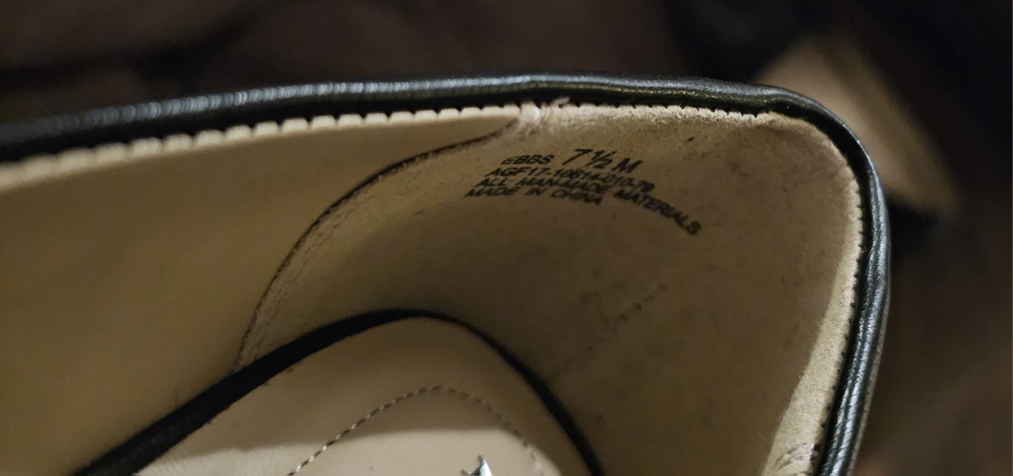 Andrew Geller Black Tassel Loafers Size 7.5 - photo 5