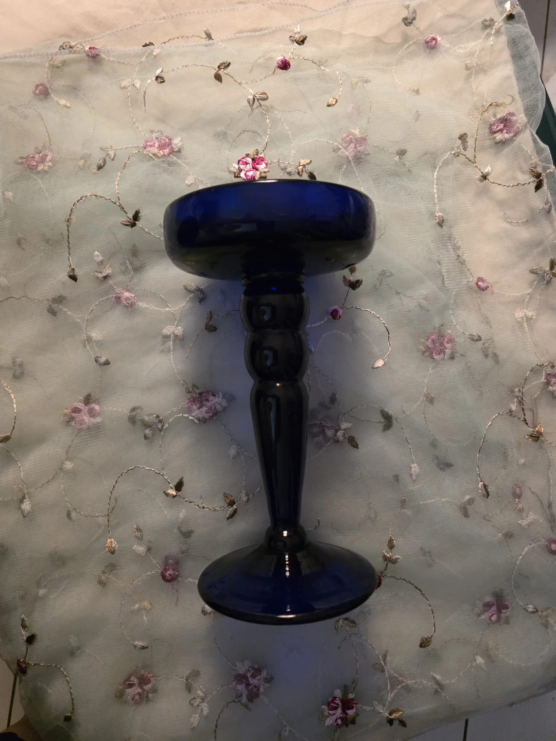 Cobalt Blue Candle holder