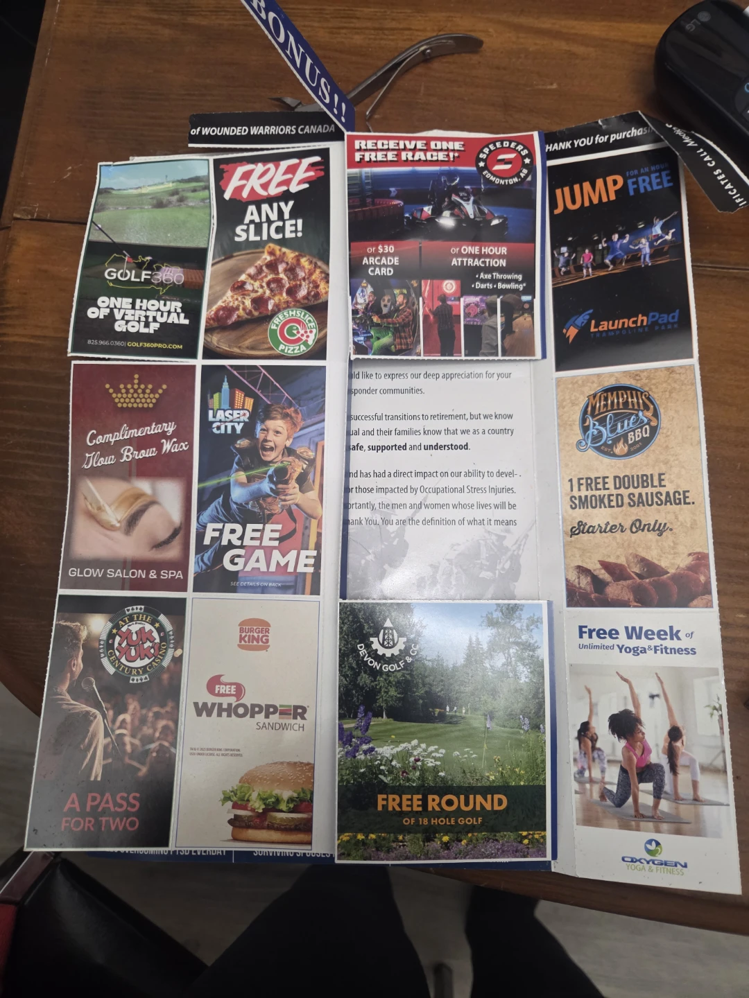 Cree coupons for many things in edmonton and area