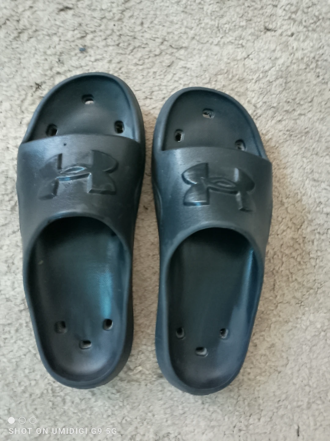 Under Armour Black Slides