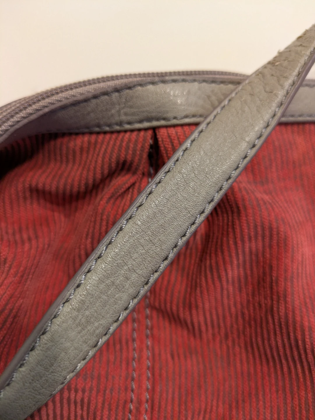 Esprit Corduroy and Faux Leather Shoulder Bag - photo 3
