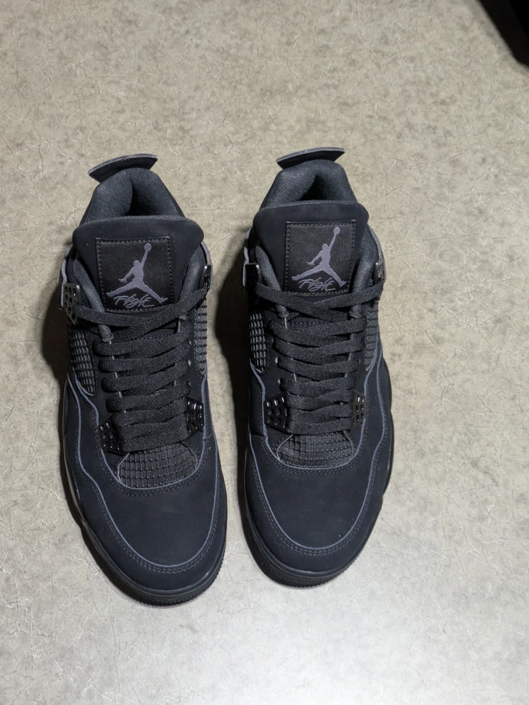 Air Jordan 4 Retro Men's Shoes Black Size 9.5
