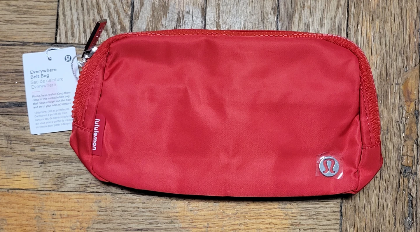 Lululemon Everywhere Belt Bag Red Nylon