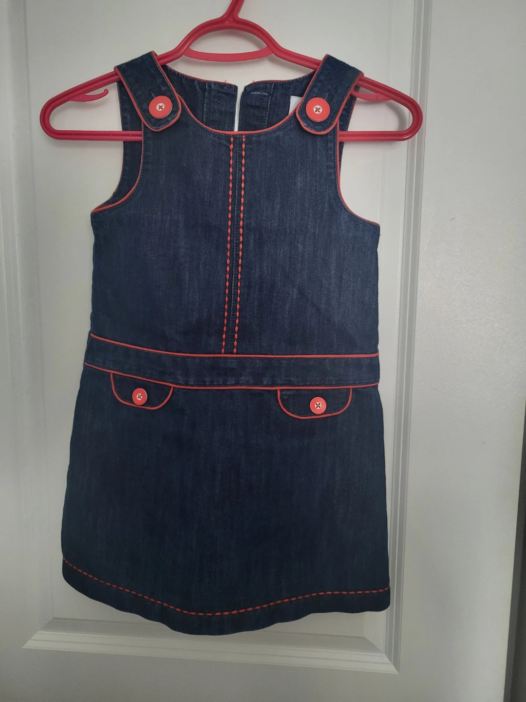 Denim dress girl's size 5-6 years