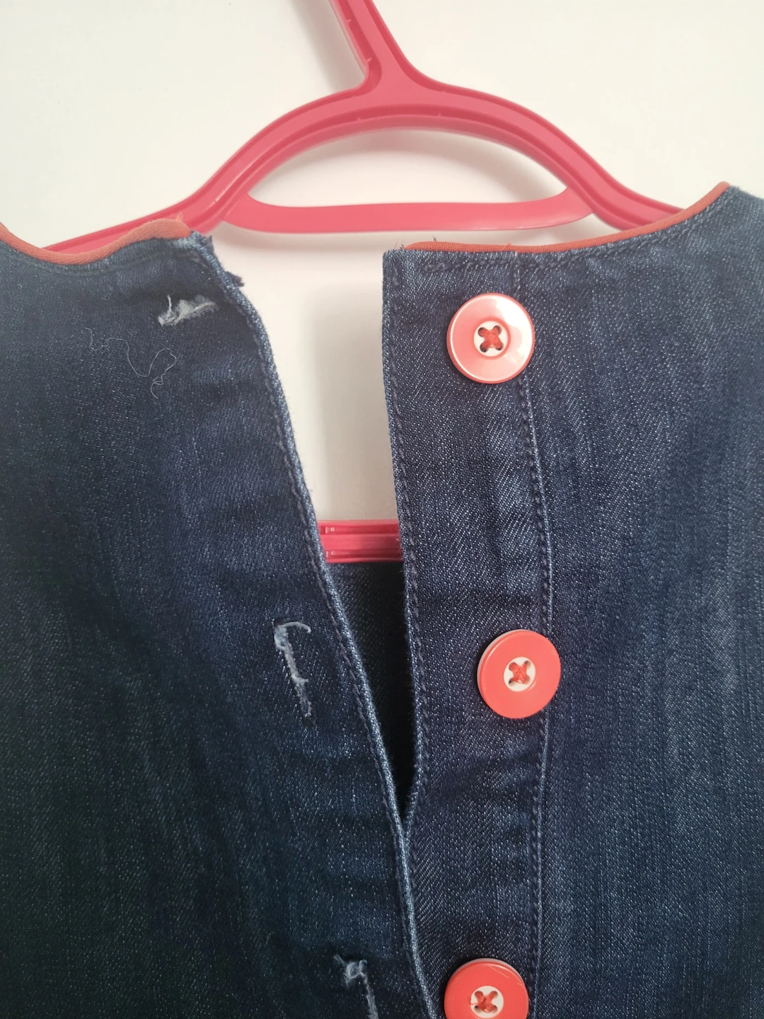 Denim dress girl's size 5-6 years - photo 4