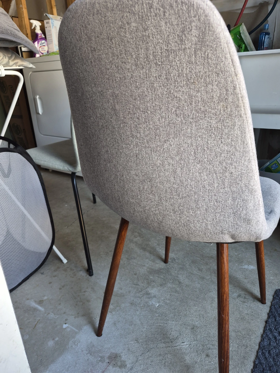Grey Upholstered Dining Chair (2) - photo 2