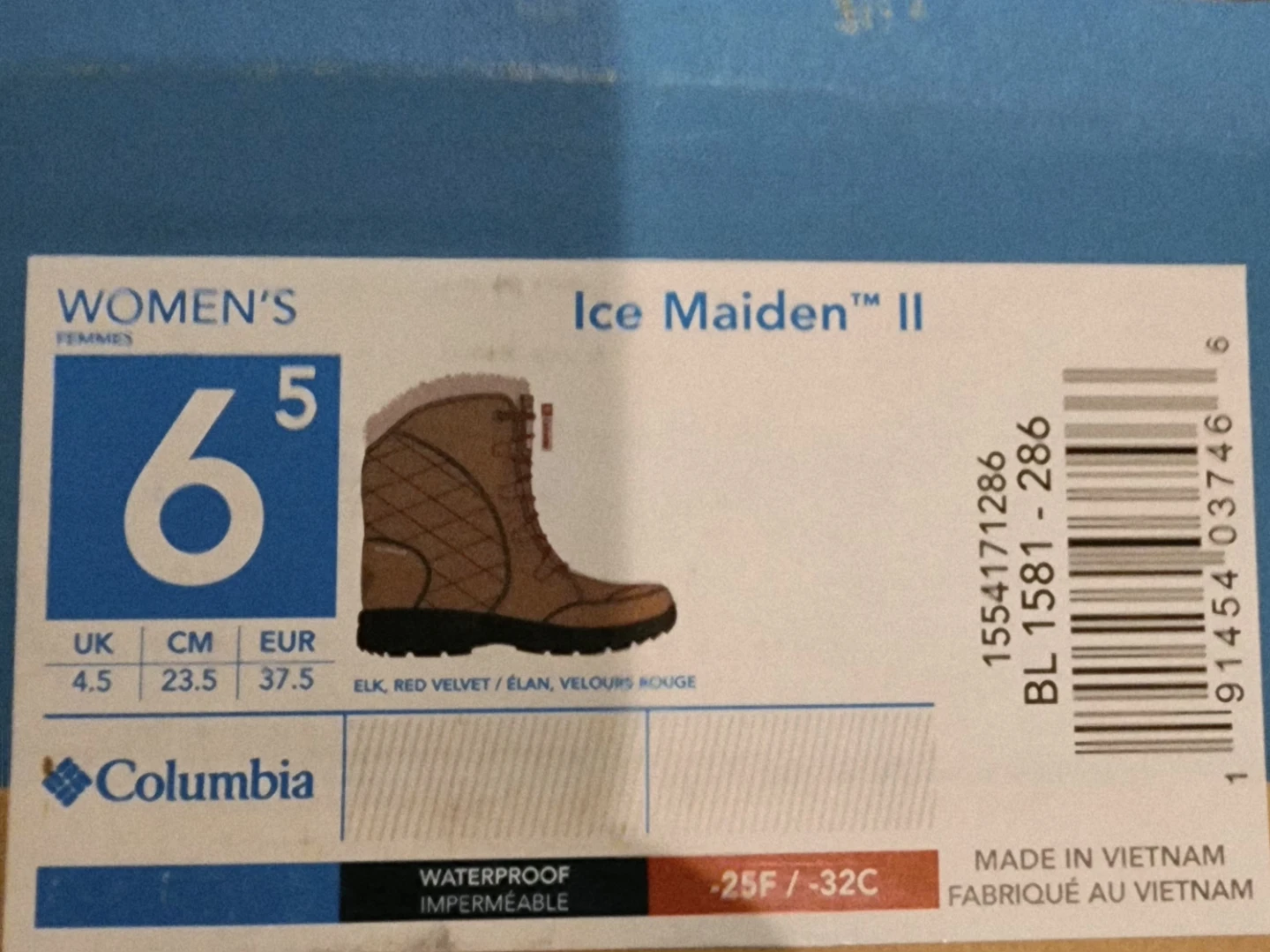 Columbia Ice Maiden II Women's Winter Boots Size 6.5 - photo 5