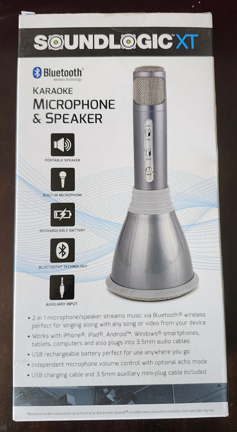 SoundLogic XT Bluetooth Karaoke Microphone & Speaker - photo 3