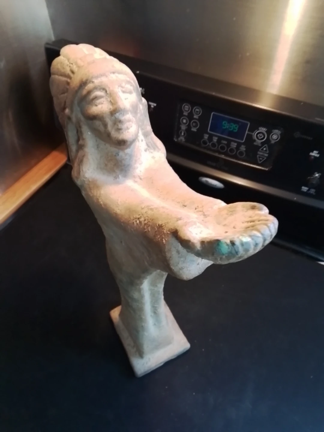 Terracotta Figure – Gallery Statement Piece 10x3x18" - photo 2
