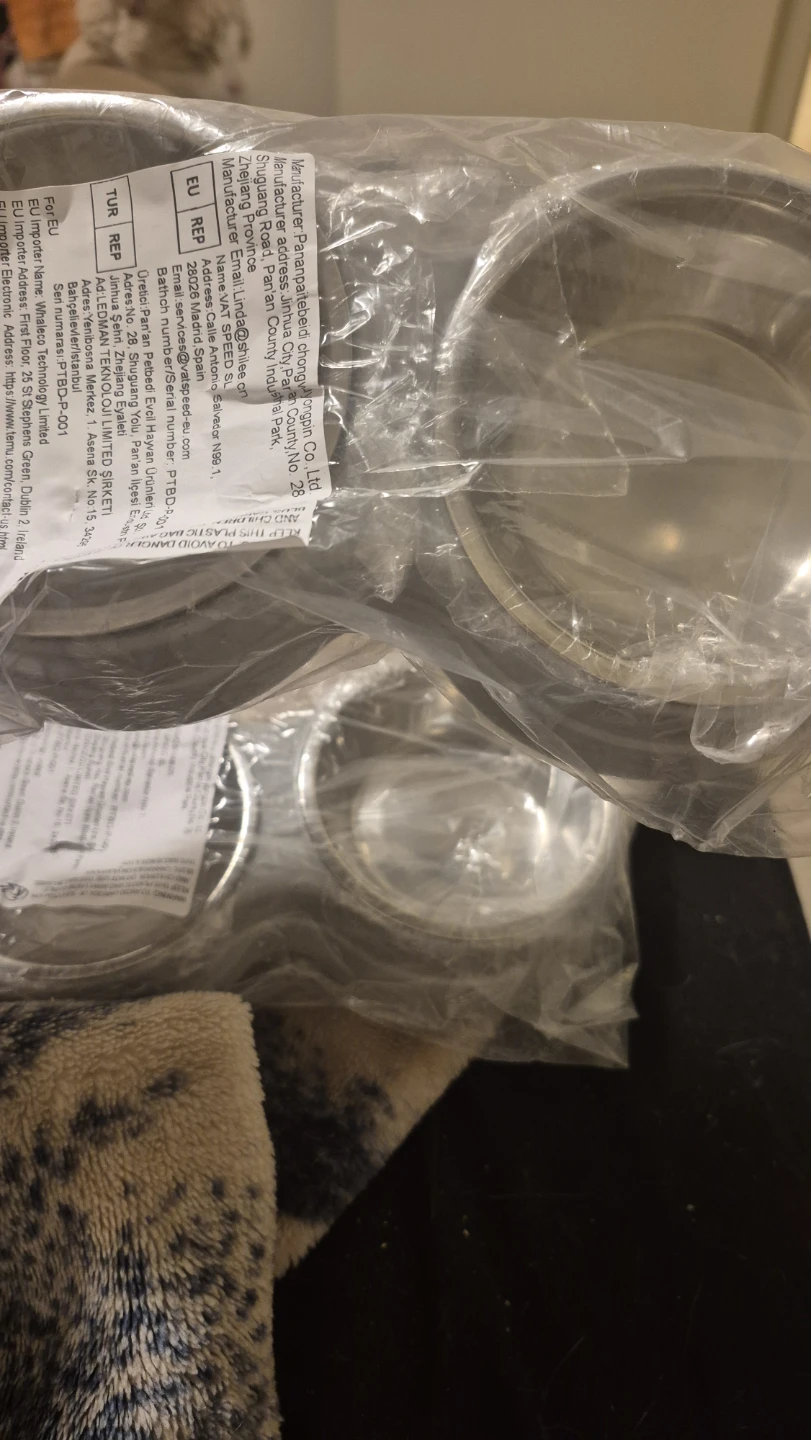 Stainless Steel Pet Food and Water Bowls