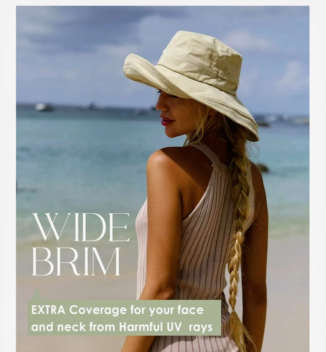 Wide Brim Foldable Packable Sun Hat - photo 4