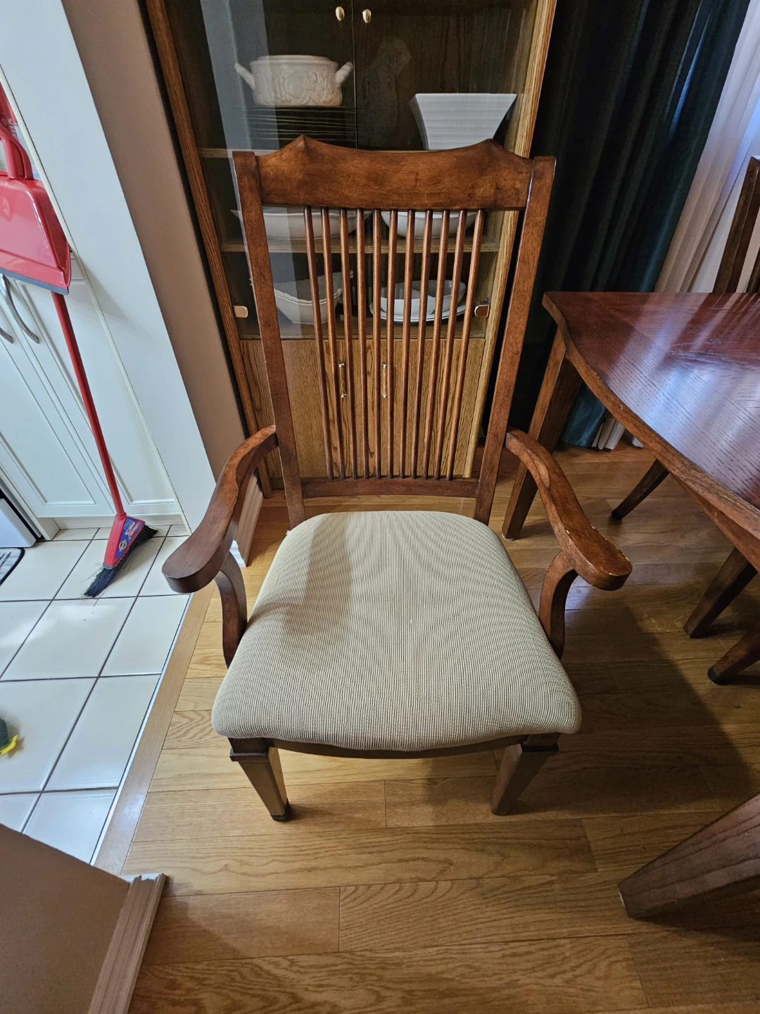 Wooden Dining Table and Chairs Set - photo 4