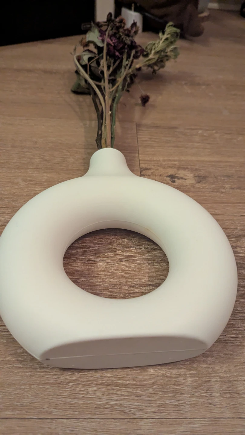 White Doughnut Vase - photo 3