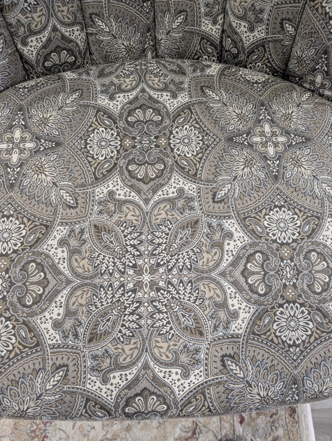 Accent Chair with Paisley Pattern - photo 4