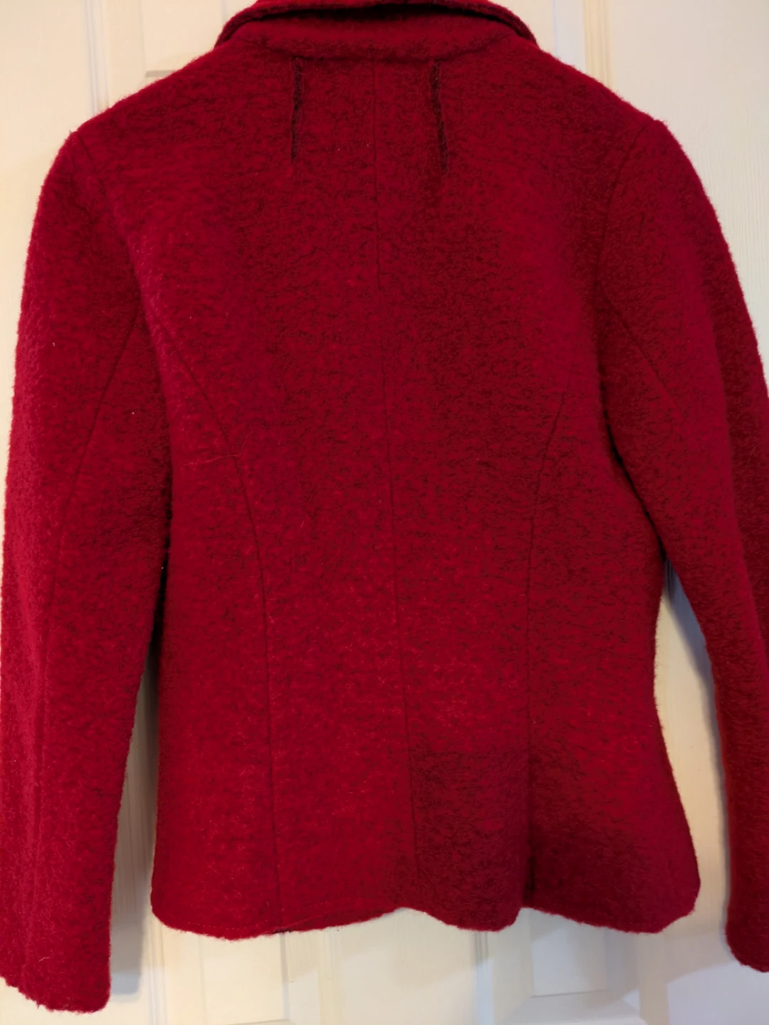 Marisa & Marie Red Wool Blend Blazer Size S - photo 4
