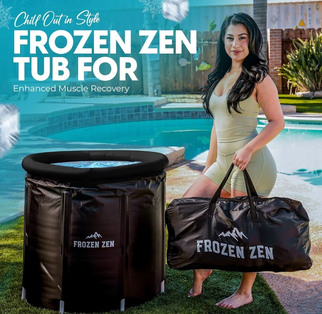 Frozen Zen Ice Bath Tub For Athletes with Lid - photo 4