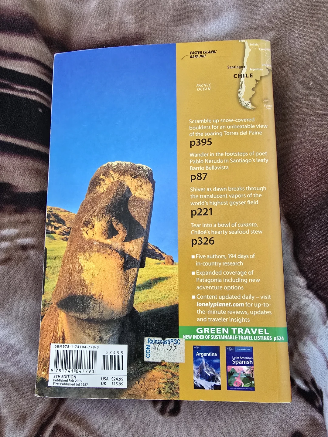 Lonely Planet Chile & Easter Island Travel Guide Book - photo 2