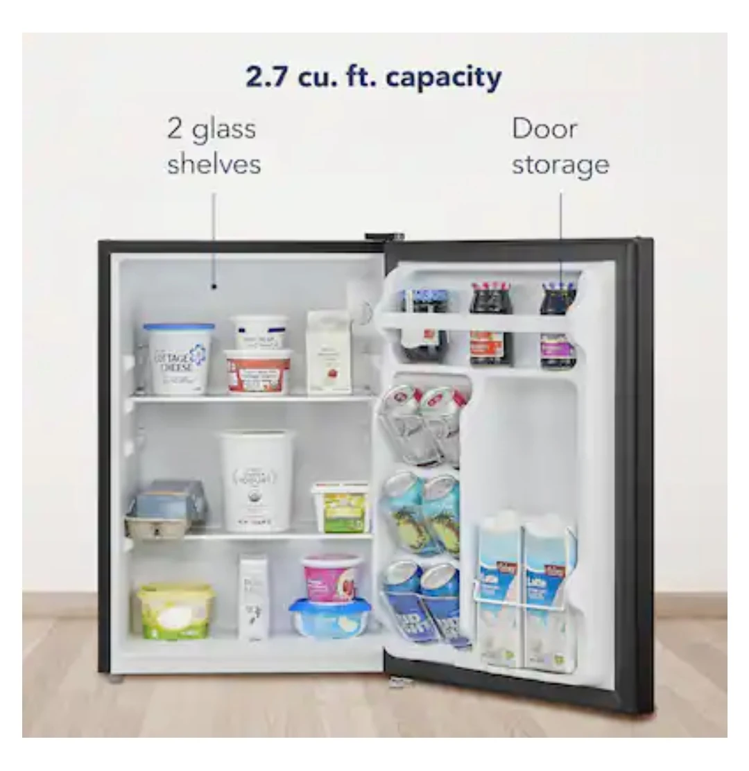 Insignia Black Mini Fridge - 2.7 cu. ft. - photo 3