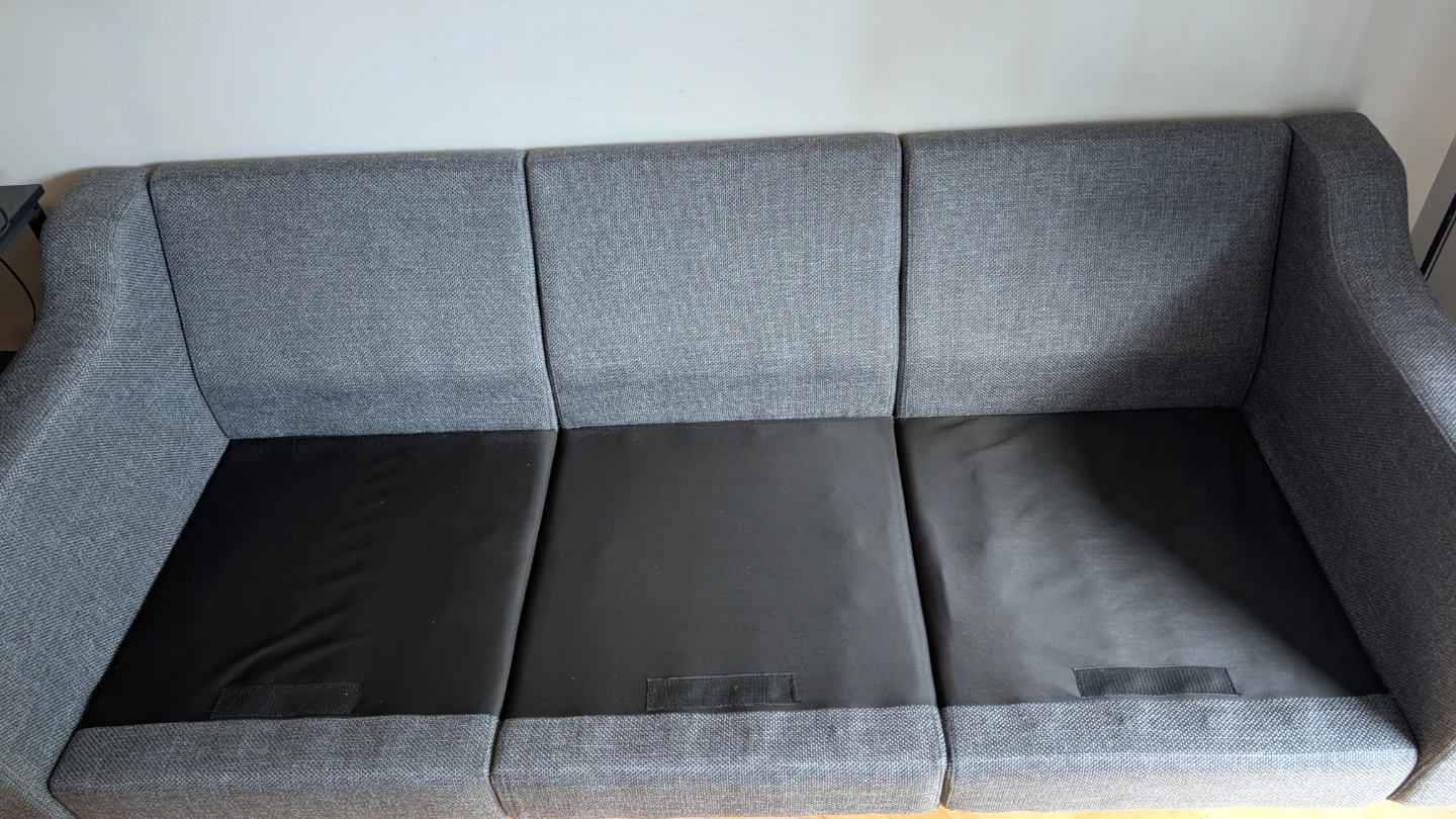 Grey 3-Seater Sofa brand Cozey modular - photo 3