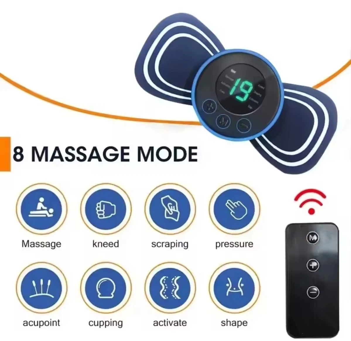 Mini Electric Massager with Remote Control - photo 3
