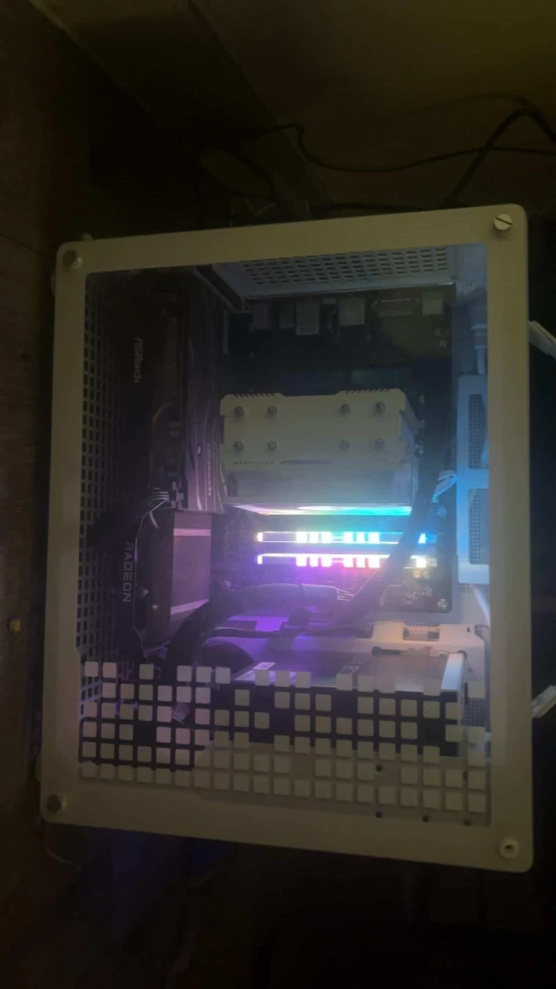 Custom White matx Gaming PC - AMD Ryzen 5 - photo 2
