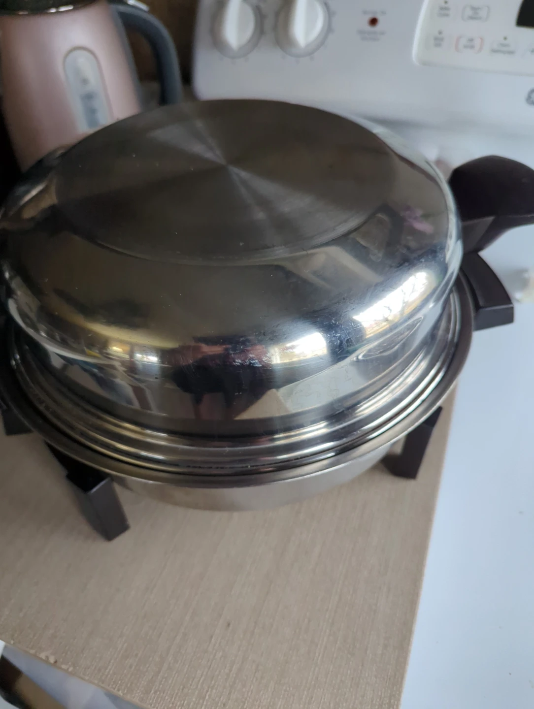 Lifetime Stainless Steel Electric Skillet 900W - photo 2