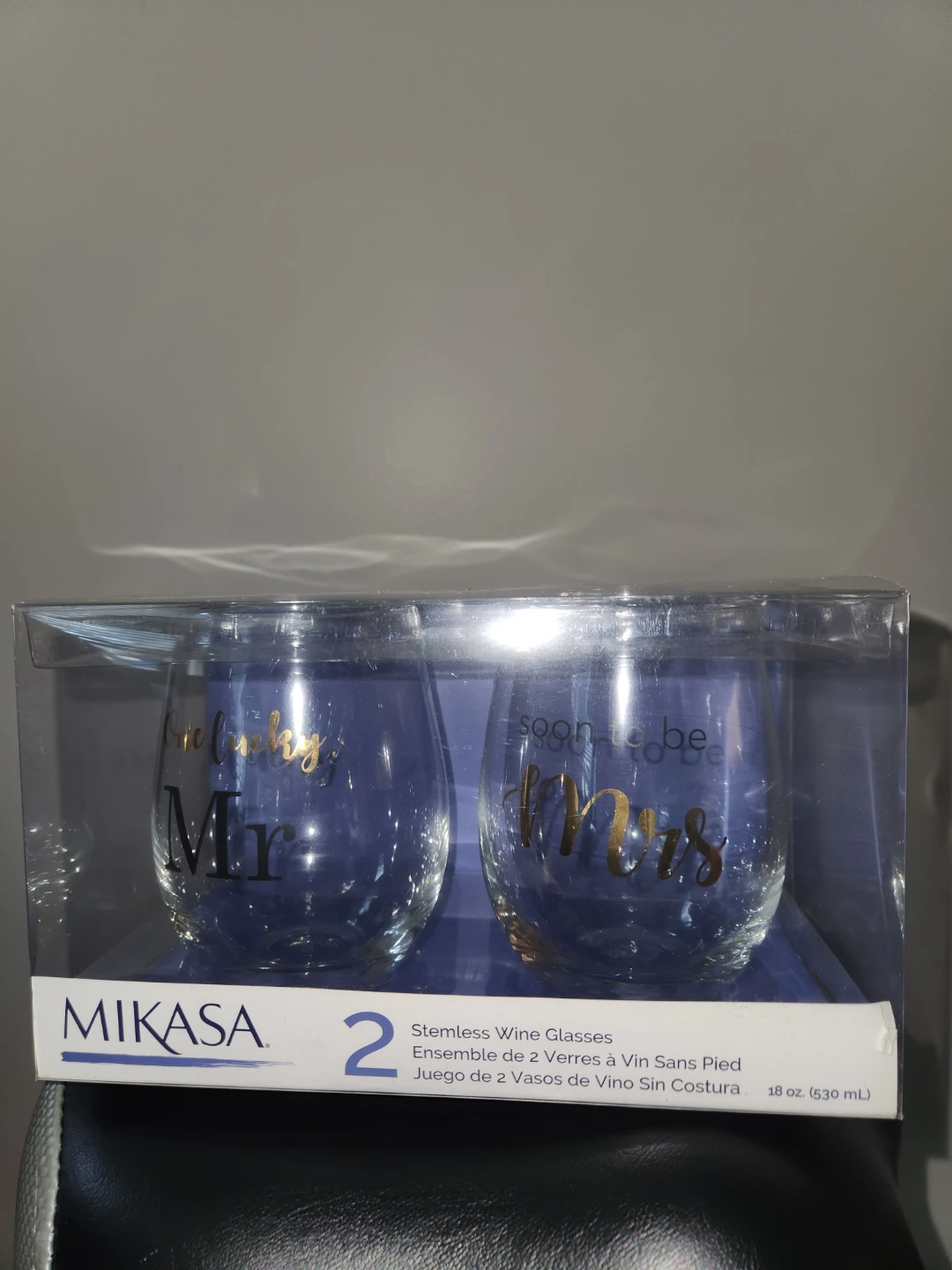 2 Stemless Wine Glasses by Mikasa - photo 2