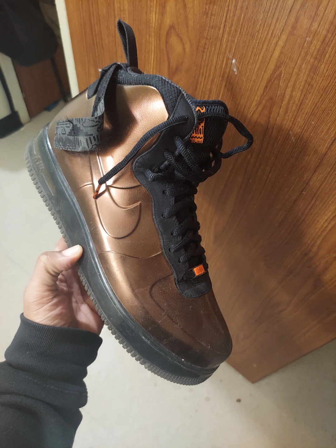 Nike Air Force 1 Foamposite High Top Sneakers - photo 2