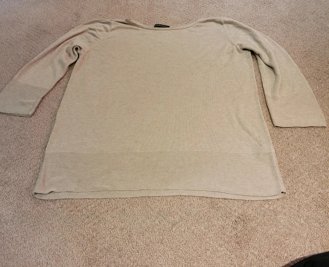 Banana Republic Women's Beige Sweater - Size L - photo 2