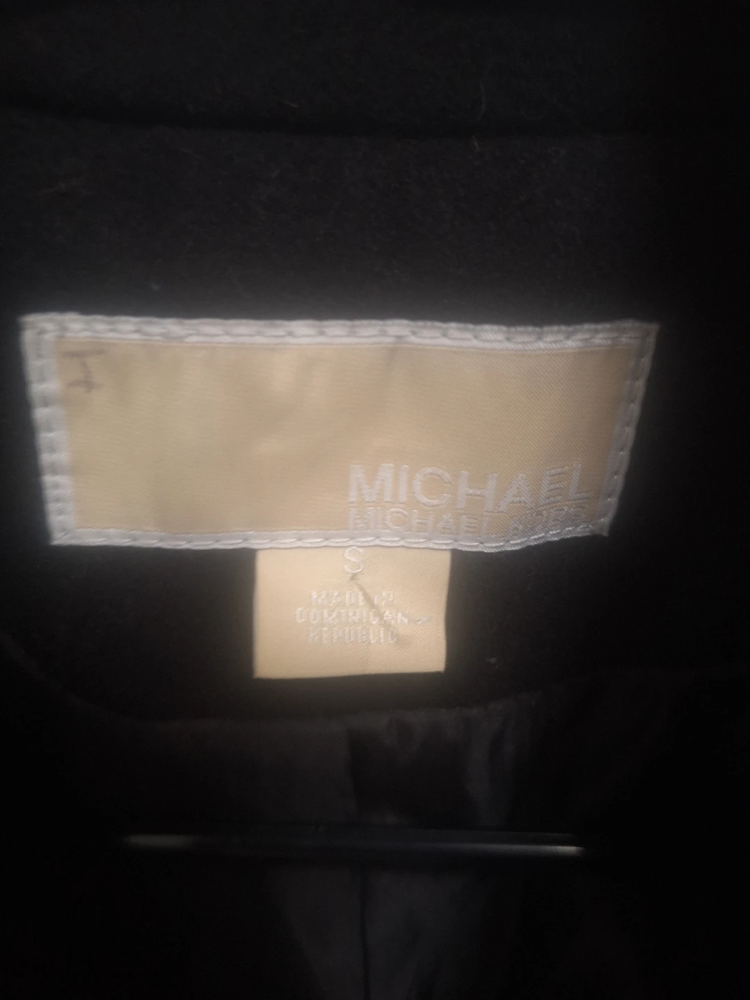 Michael Kors Black Wool Blend Trench Coat - Size S - photo 2